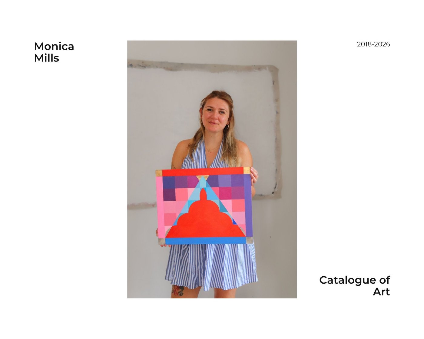 Monica Mills, Catalogue of Art 2018–2026, cover