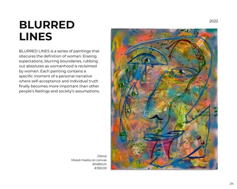 Blurred Lines — collection opening in Monica Mills’ art catalogue