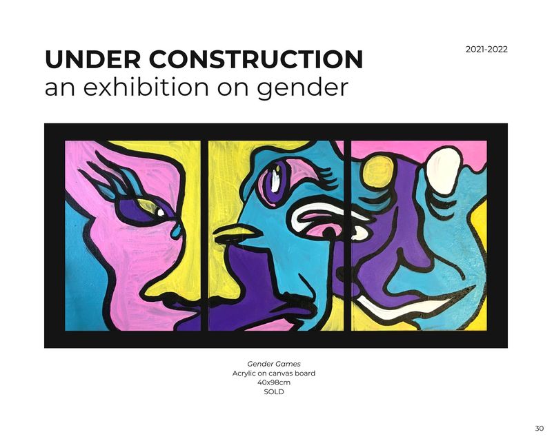 Under Construction — collection opening in Monica Mills’ art catalogue