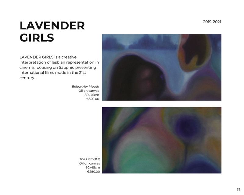 Lavender Girls — collection opening in Monica Mills’ art catalogue